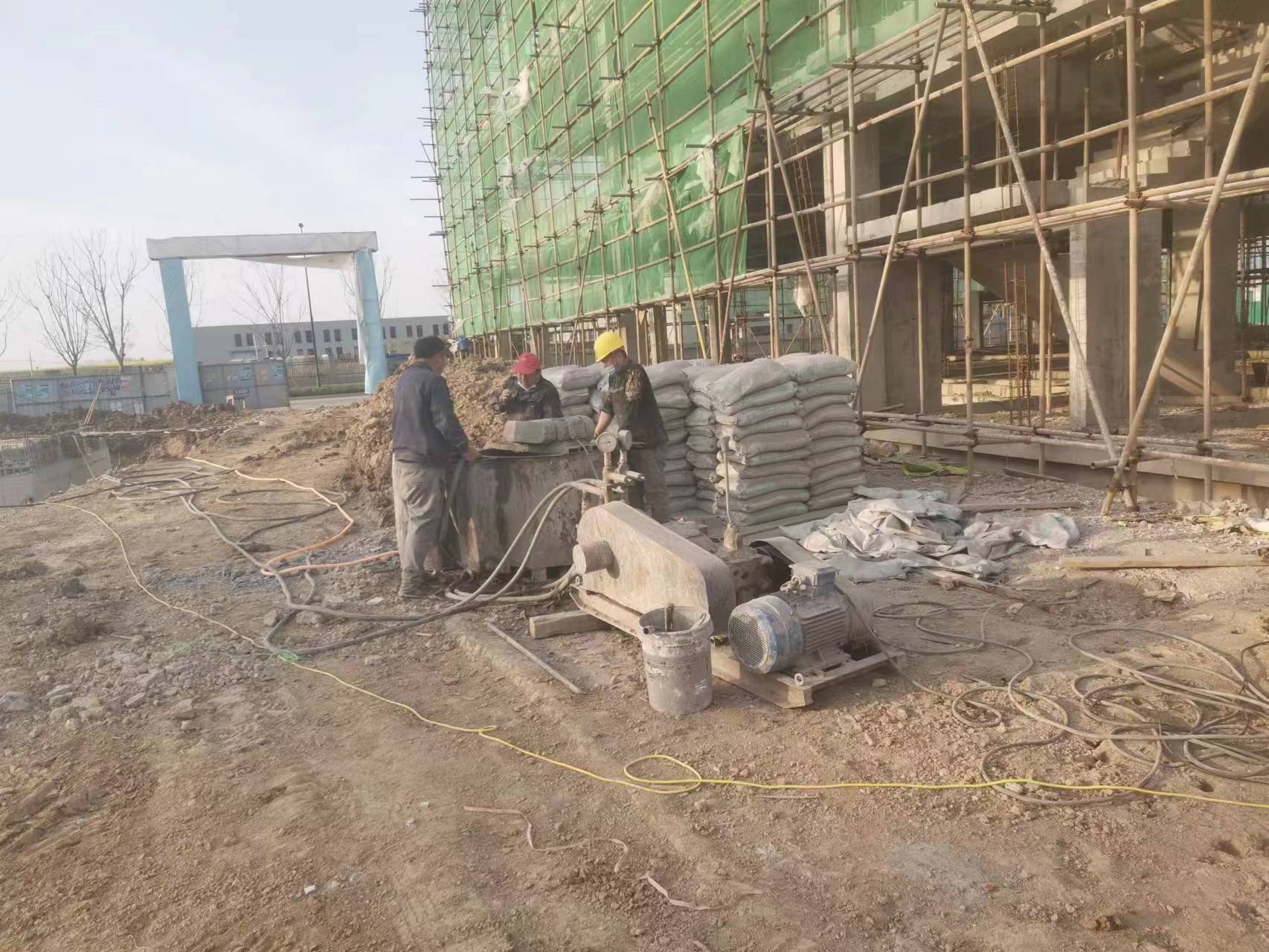 小板镇别墅下沉注浆